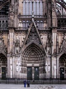 Side Nave Entrance. The Cathedral. Cologne, Germany. Side Nave Entrance. The Cathedral. Cologne, Germany.